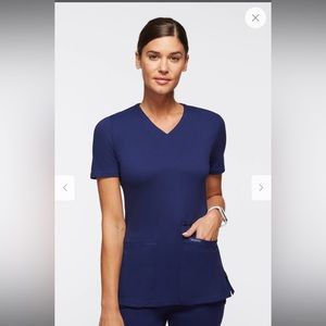 Jaanuu scrub top- SIZE SMALL, NAVY